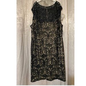 Black Sequin Cocktail Dress